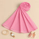 Bubble Gum Premium Chiffon Hijab