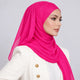Royal Fuchsia Pink Premium Chiffon Hijab