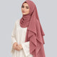 Coral Delight Premium Chiffon Hijab