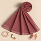Coral Delight Premium Chiffon Hijab