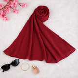 Red Studded Hijab