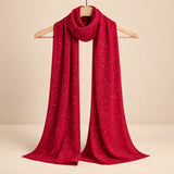 Red Studded Hijab