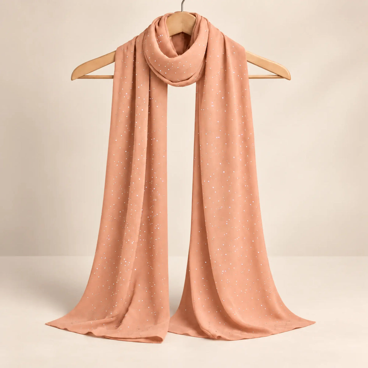 Peach Studded Hijab