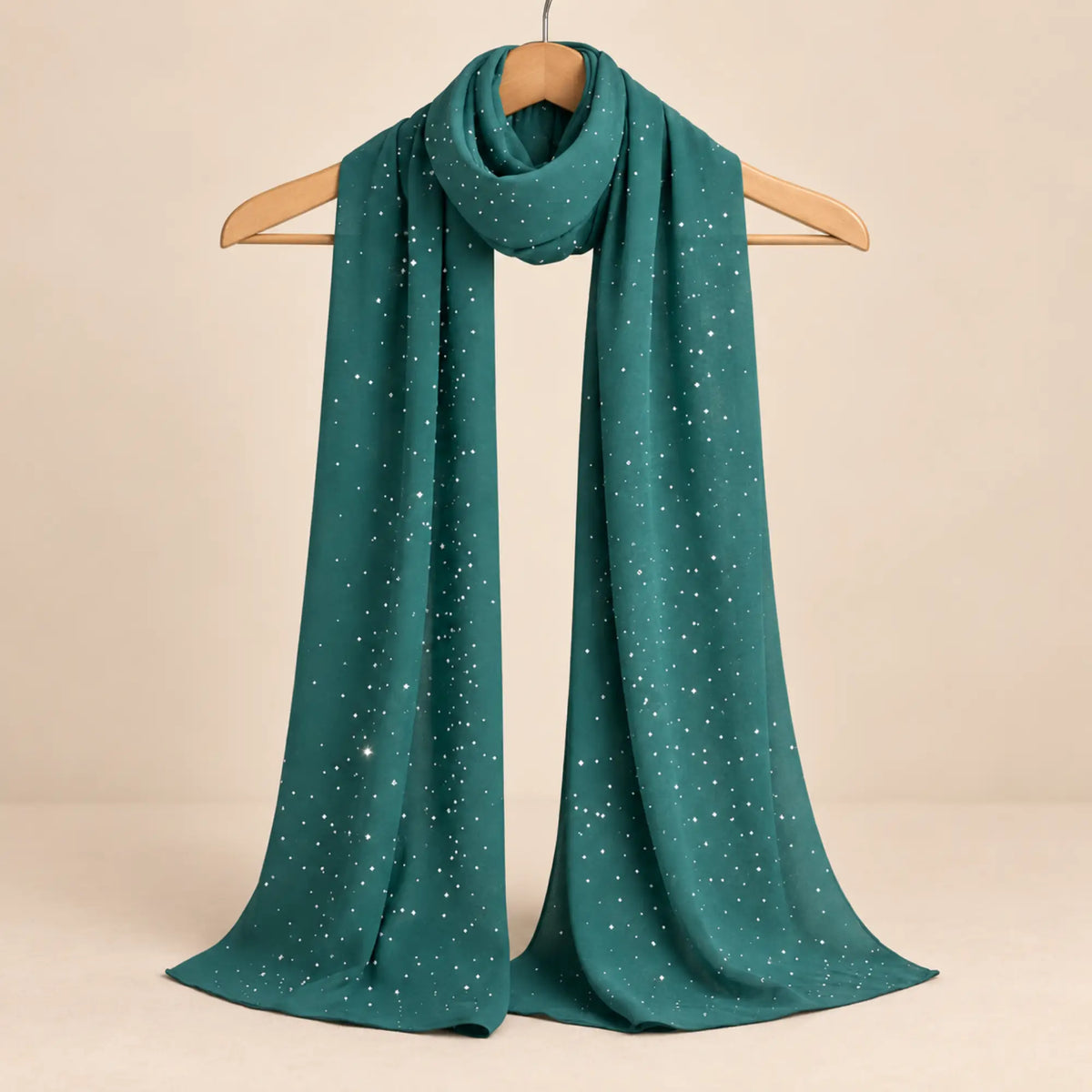 Dark Teal Studded Hijab