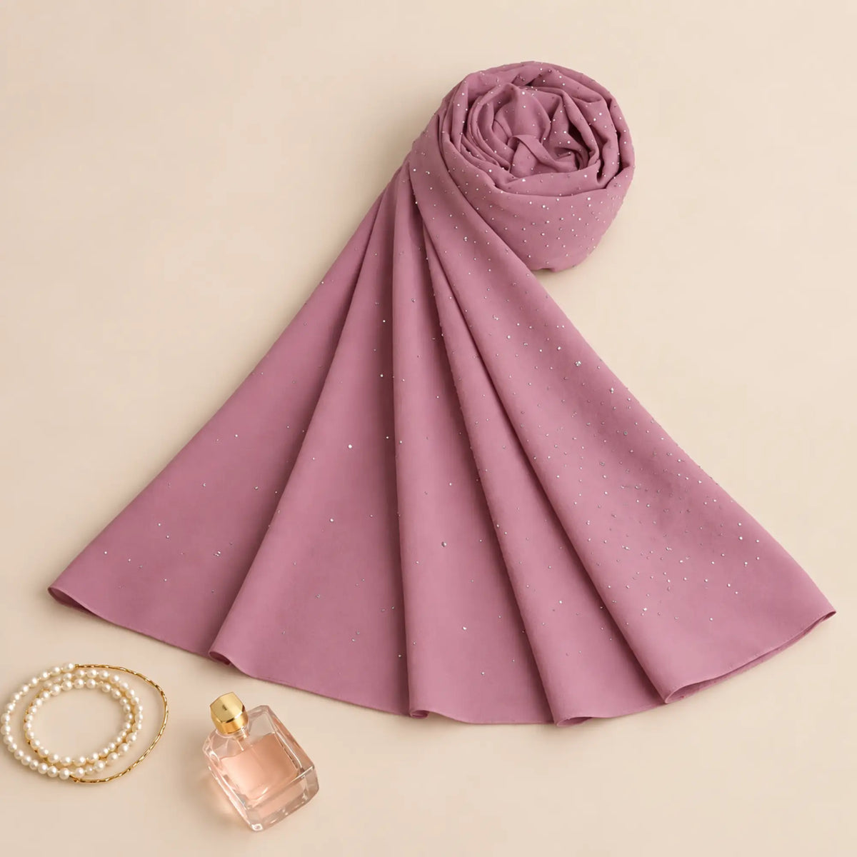 Light Pink Studded Hijab