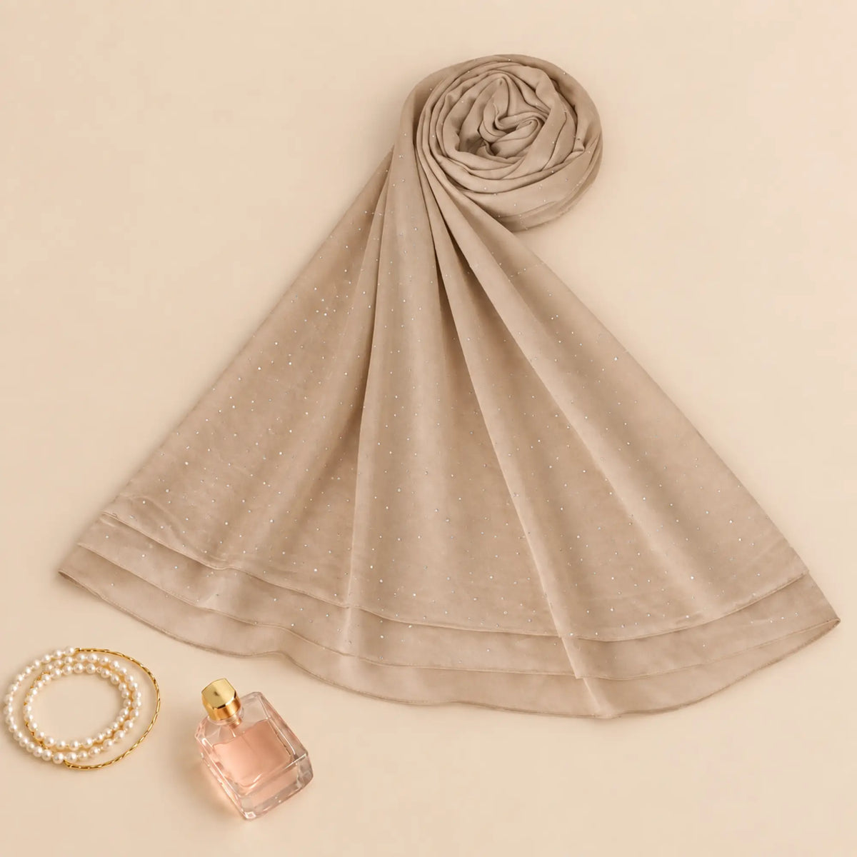 Gold Studded Hijab
