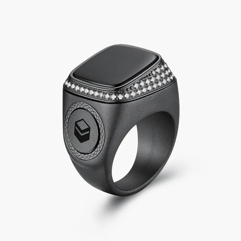Premium Zikr Ring with 99 Swarovski Zirconia Stones