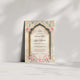 Unframed Dome Classic Nikah Nama with intricate floral and arch design, ideal for Nikah essentials and bridal gifts.
