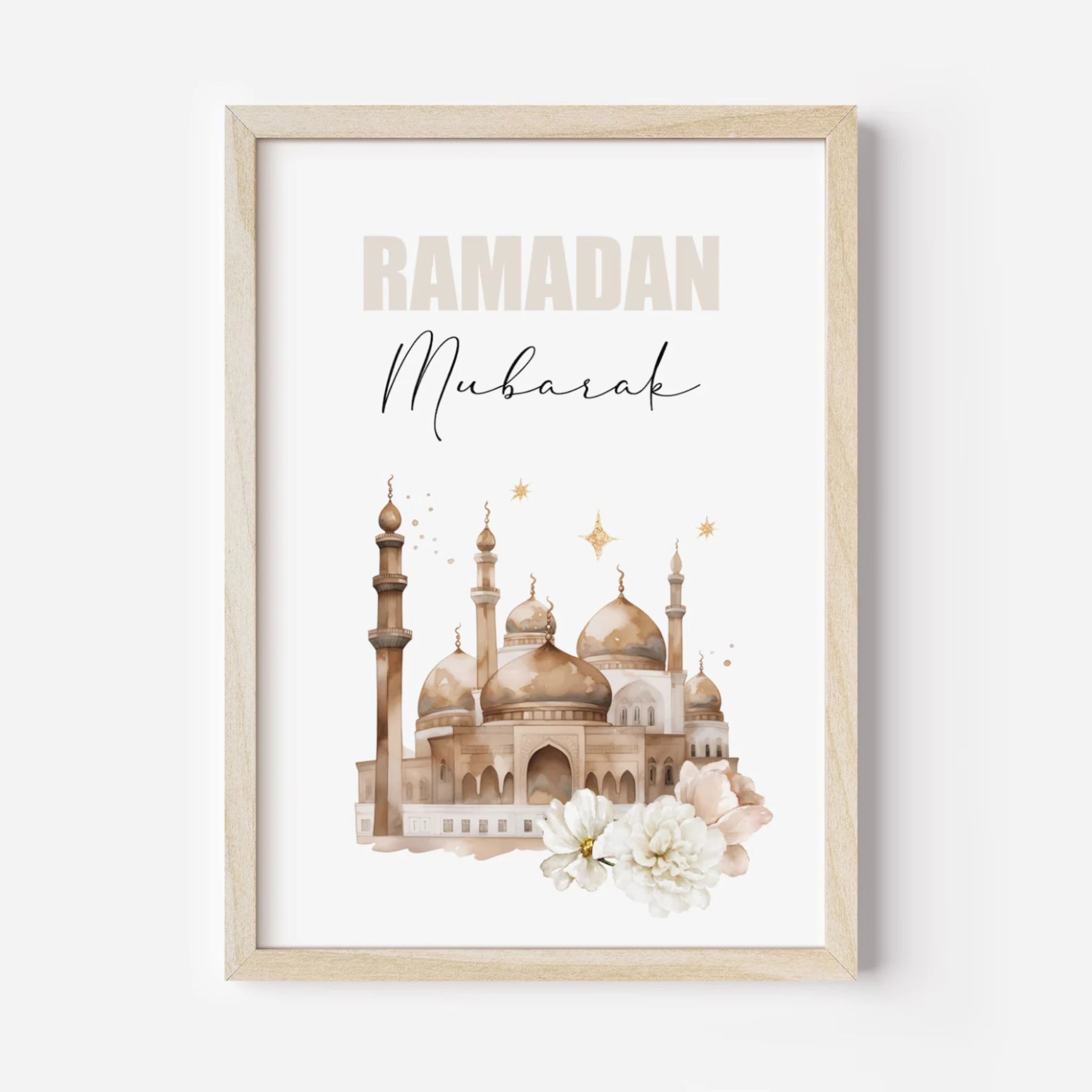 Ramadan Mubarak Wall Art Frame