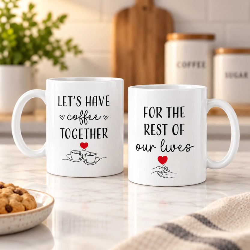 Together Personalized Couple Mugs (350ml)  - Set Of 2 Main image