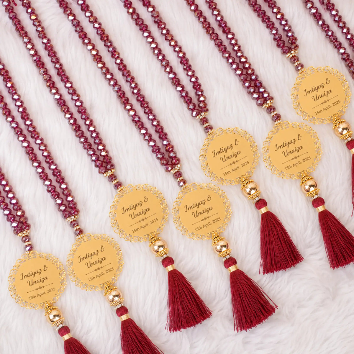 Bulk Tasbih Favors Customised with Name