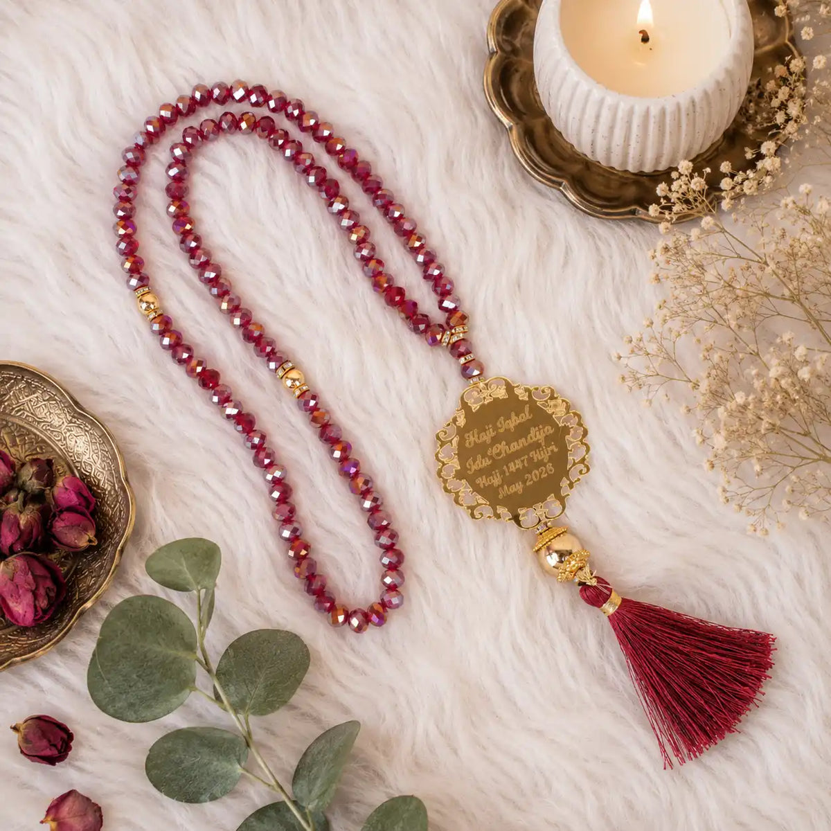 100 Beads Premium Tasbeeh – Customised Hajj Favors