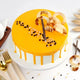 Premium butterscotch cake with smooth caramel topping, crunchy bits, and elegant chocolate decor, ideal for celebrations and same day delivery.