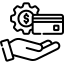 Payment Service logo featuring secure transaction icons, such as a credit card and lock symbol, representing fast, reliable, and safe online payment solutions for seamless financial transactions and secure processing