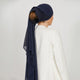 navy blue color hijab