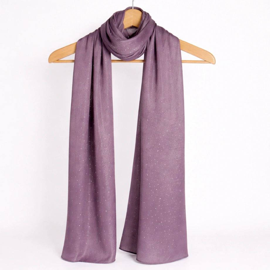 Purple Studded Hijab Secondary image