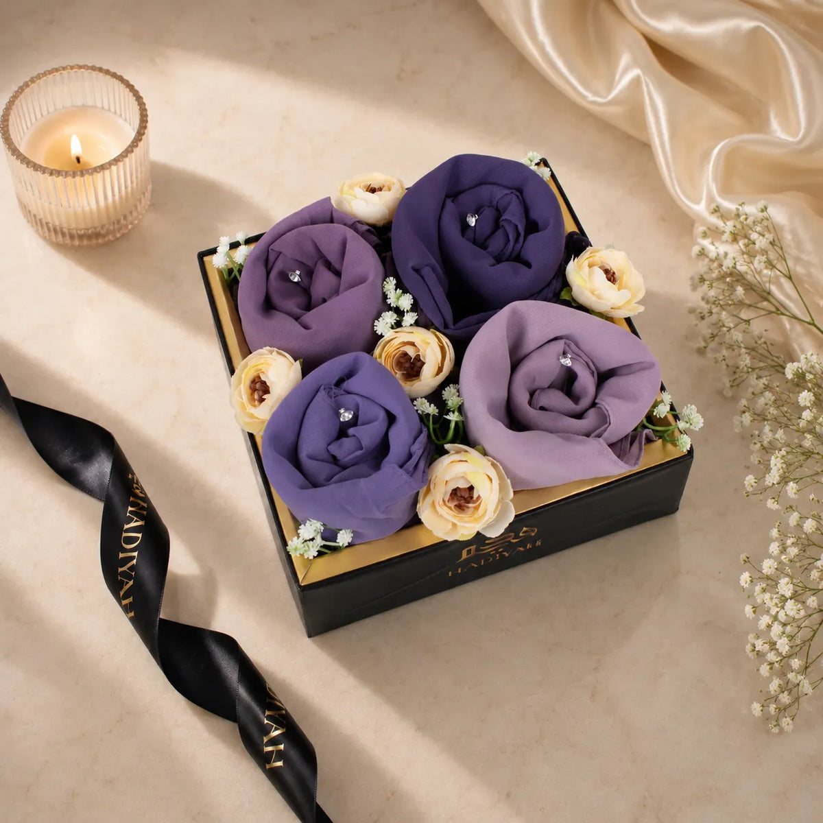 Hadiyah Hijab Bloom Gift Tray