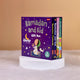 Ramadan and Eid Gift Box - 4 Board Books Set for children shown with side view of included books. Perfect Islamic gift for early readers.