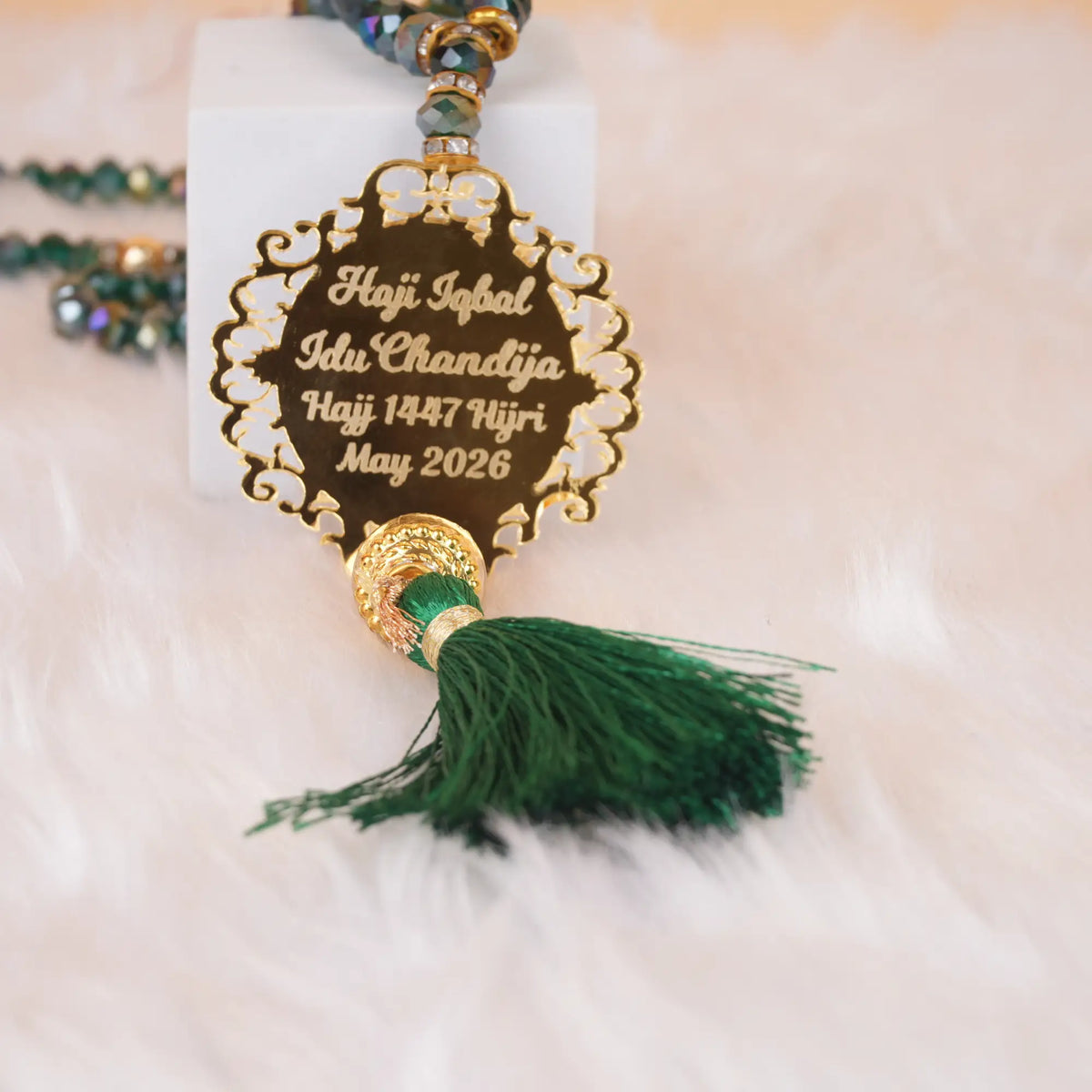 100 Beads Premium Tasbeeh – Customised Hajj Favors