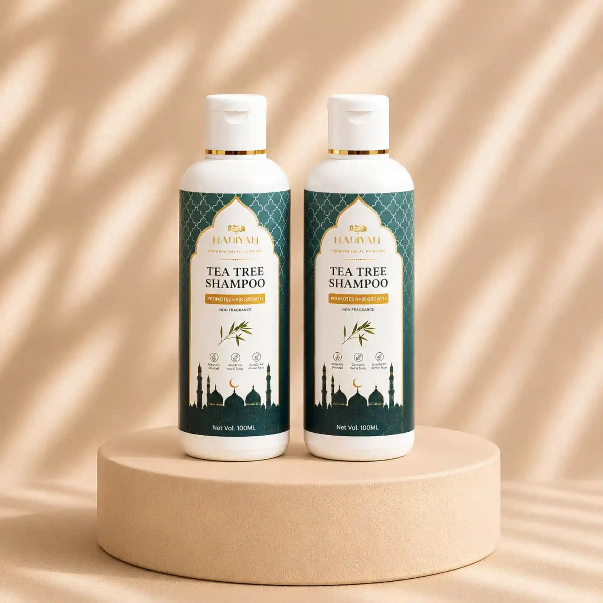 Tea Tree Shampoo – Pack of 2 | Premium Halal Hair Care