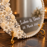 Lulu Al Noor – Personalised Floral Couple Mirror