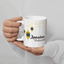 Ammi Mug - Personalized Mug for Home with multicolor 'Ammi' text and heart design. Ceramic, microwave safe, perfect gift for mothers.